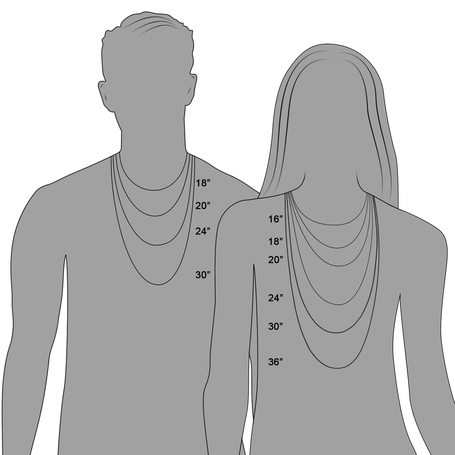 Chaîne forçat double extensible taille diamant en or blanc 14 carats (1,2 mm)